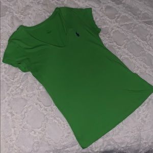 Polo Ralph Lauren Kelly Green V-Neck